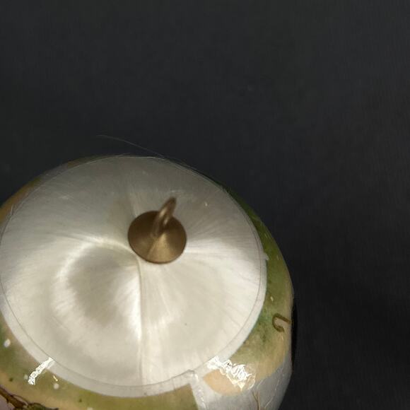 VTG Silk Christmas Ornament Baby deer Shepherd lamb Scenic American Legion 80s - Picture 14 of 16